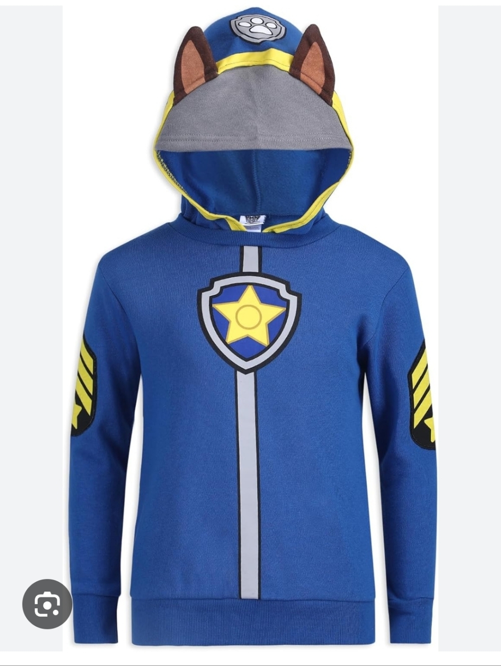 Paw Patrol Chase Fleece Boys Pullover  Cosplay Hoodie 4T